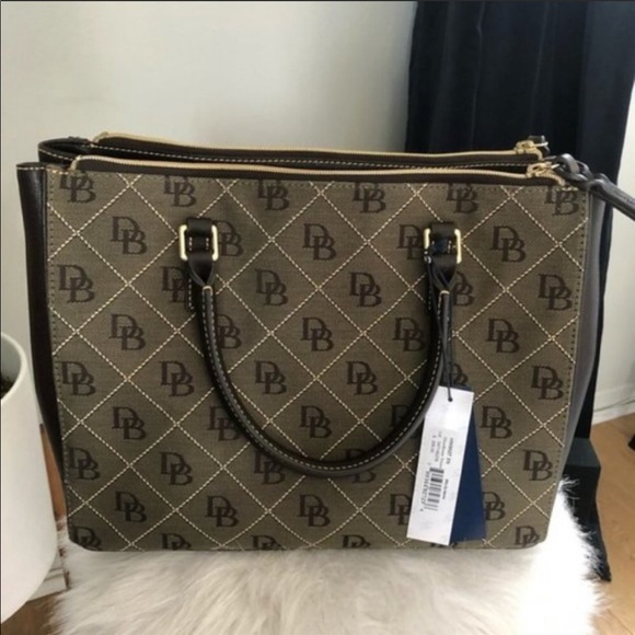 Dooney & Bourke Willa Zip Logo Satchel Bag, NWT - Picture 13 of 16